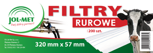JOLMET Filtr rurowy 320x57mm / 200szt.