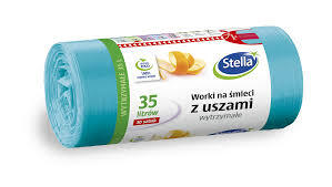 Stella worki na śmieci z uszami   35l/30szt wytrzymałe