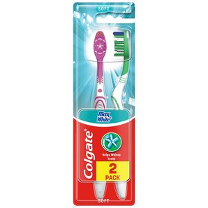 CH-Colgate szczoteczka 1+1gratis Max white soft