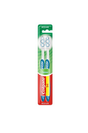 CH-Colgate szczoteczka 2szt twister fresh medium