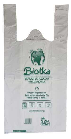 BIO reklamówka BIOTKA 25x48cm 12mu